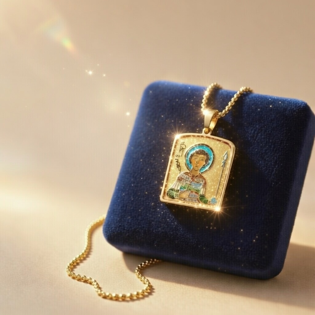 Handcrafted Georgian Christian enamel jewelry by ELESA