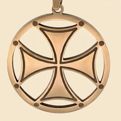 Georgian enamel Bolnisi Cross pendant — ELESA