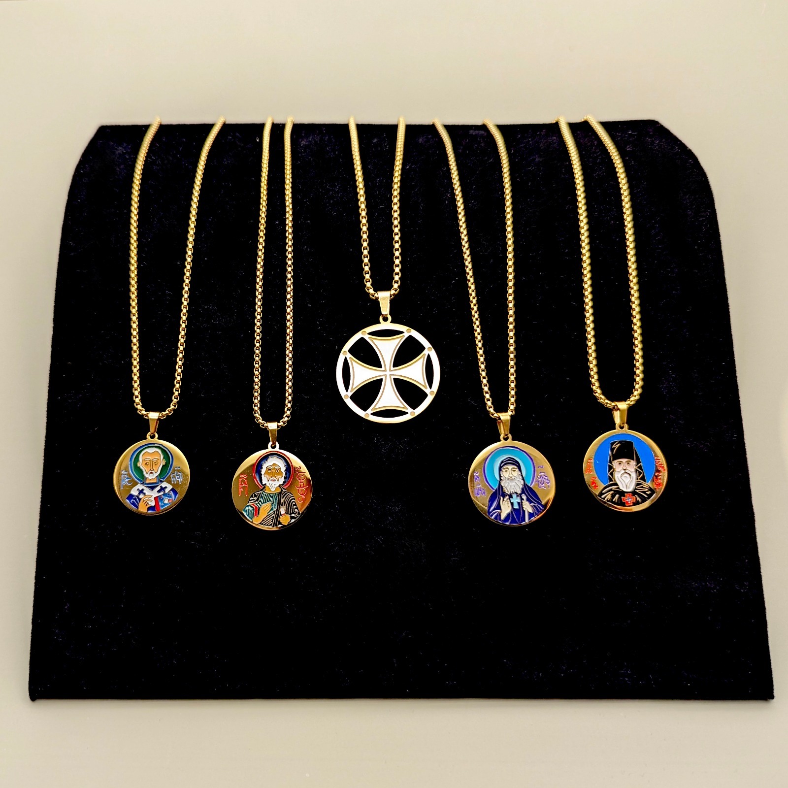 Georgian enamel medallions — ELESA gallery image 1