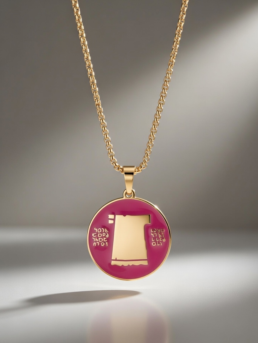 The Holy Robe of the Theotokos enamel medallion