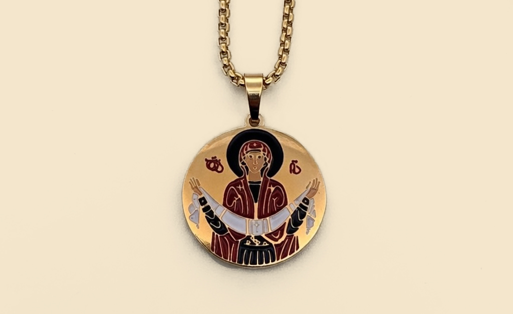 Medallion of the Protection of the Most Holy Theotokos - ELESA